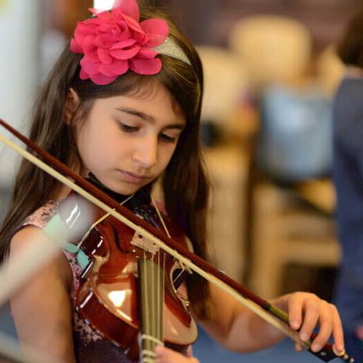 LS girl with violin